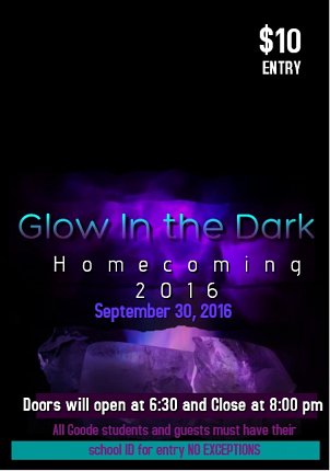 2016 Glow in the Dark Homecoming